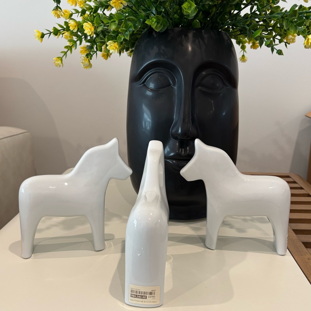 NWT set of three (3) 75 Anniversary Dalia Horse Accent Decor